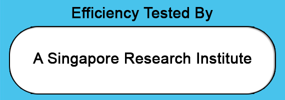 TESTED BY A*STAR SINGAPORE